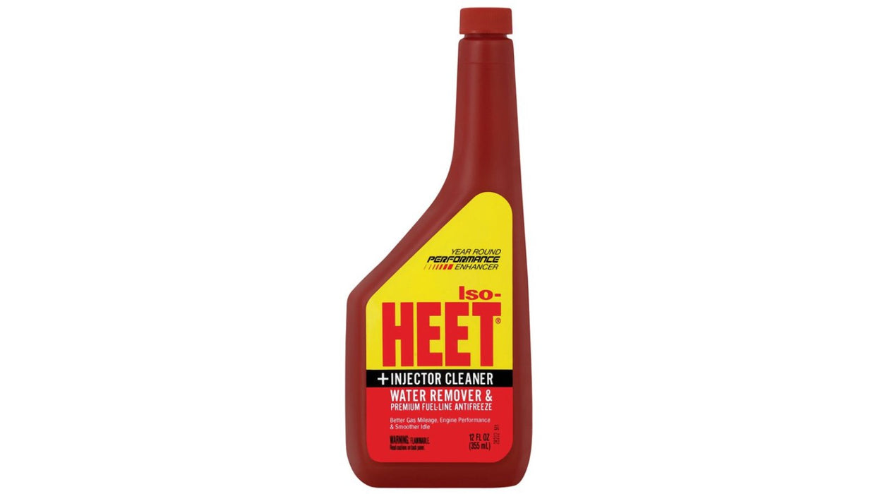 Aditivo de gasolina limpiador de inyectores y separador de agua / fuel additive iso heet gasoline anti-freeze 12 oz gold eagle