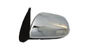 Retrovisor exterior toyota hilux vigo 2012 - 2015 electrico cromado con luz de cortesía (lh)