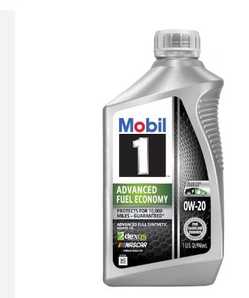 Mobil 1 sae 0w20, aceite sintetico para motores gasolina, diseñado para proteger su motor del desgaste, corrosion, residuos.