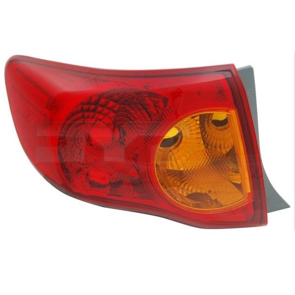 Stop de paral toyota corolla 2009 - 2010 rojo / amarillo americano (lh)