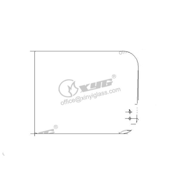 Vidrio de costado parte frontal nissan urvan 2002 - 2012 #1 versión japonesa (lh)
